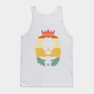 Christian Apparel Clothing Gifts - Lion Lamb Tank Top